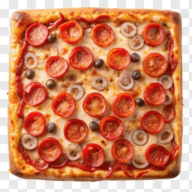 Pizza Carrée Champignon