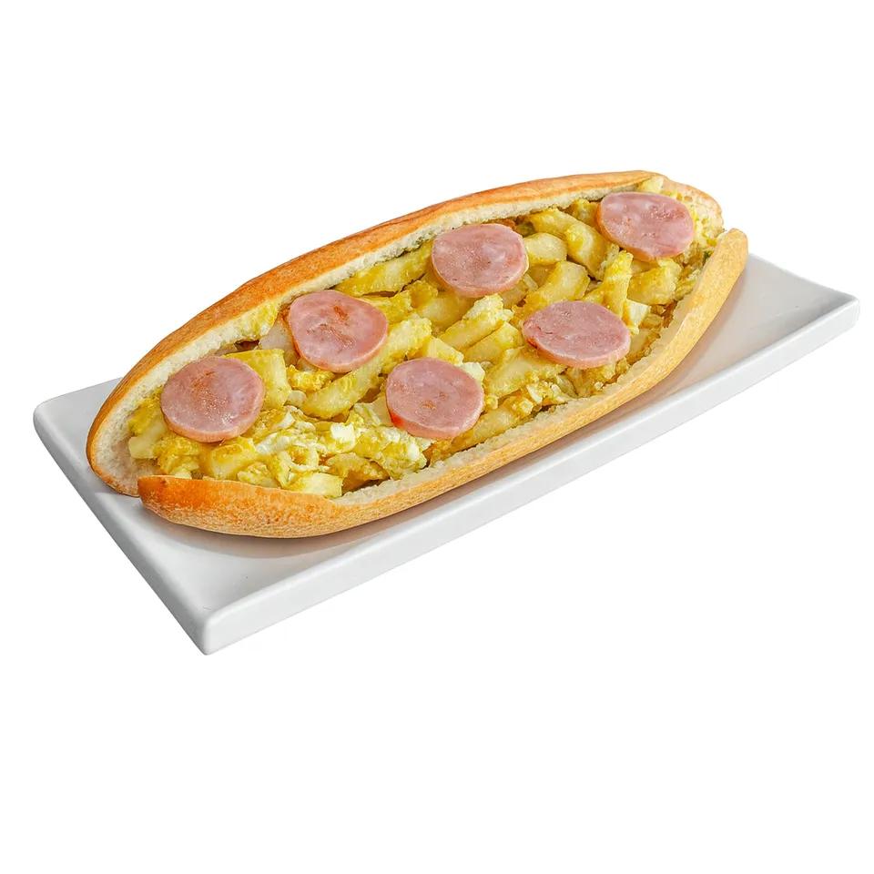 Sandwich Frite Omelette Fromage Kachir