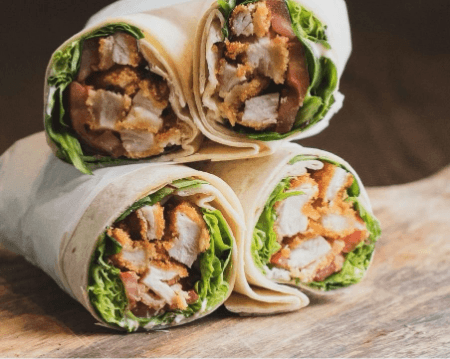 Tacos Roulé  Crevette Panée