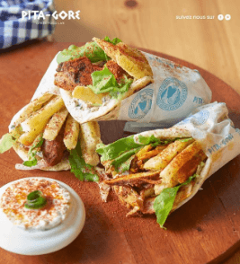 Pita Souvlaki Boeuf