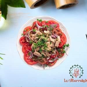 Salade tomates oignons thon