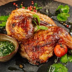 1/2 Poulet Sec