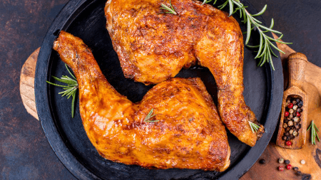 1/4 Poulet + Garniture
