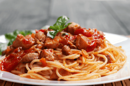 Spaghetti Escalope