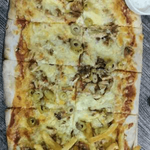 Pizza Demi Mètre Escalope