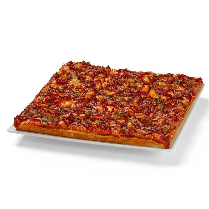 Pizza Carré Anchois Plateau