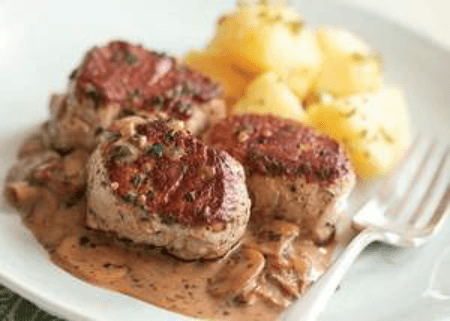 Filetto di Manzo Ai Funghi