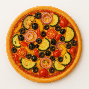Pizza veggie