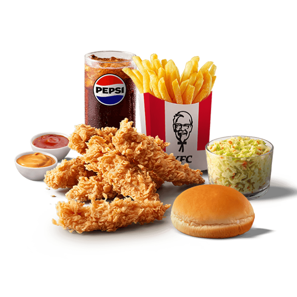 6 Pièces Crispy Strips Meal