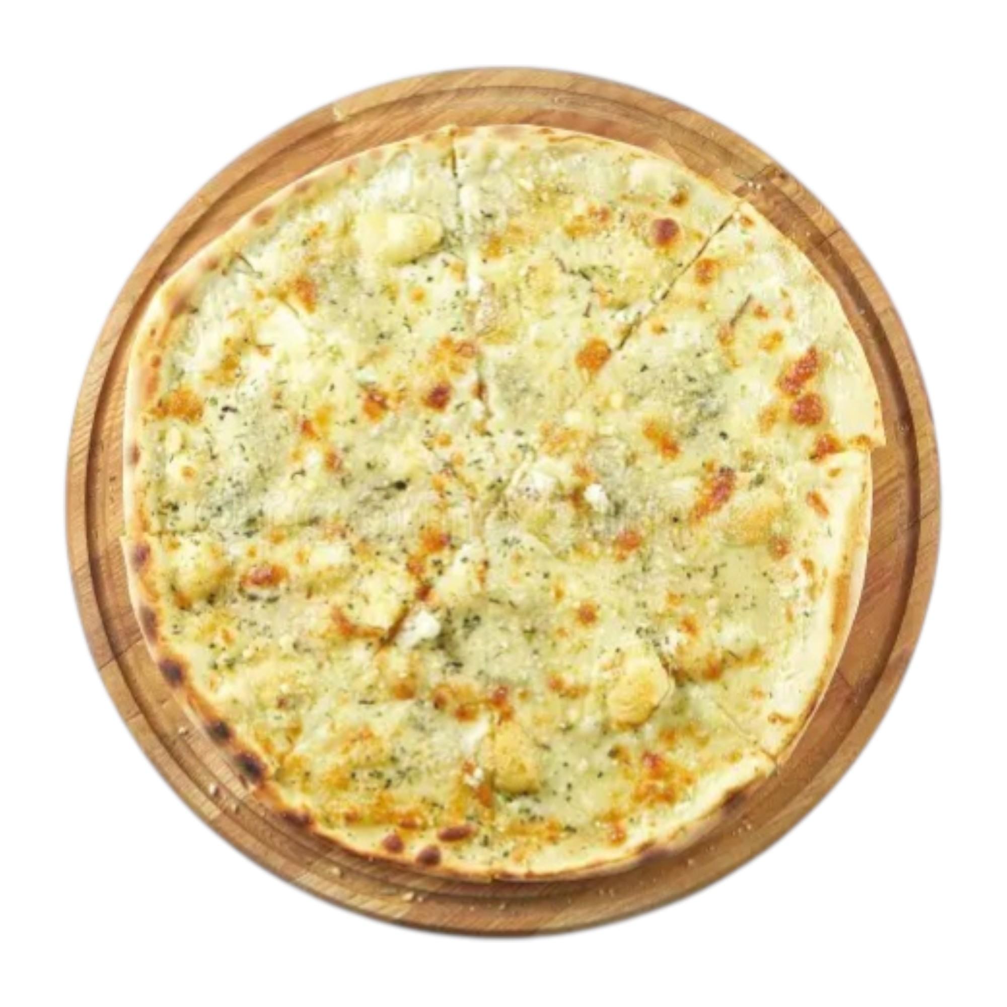 Pizza  4 Fromages Blanche