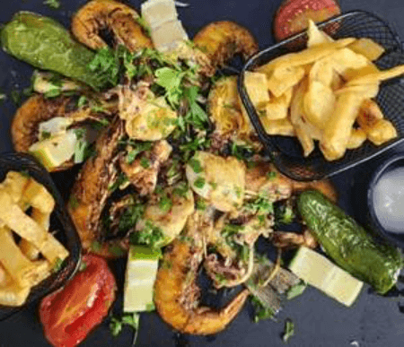 Plat Crevette Grillé