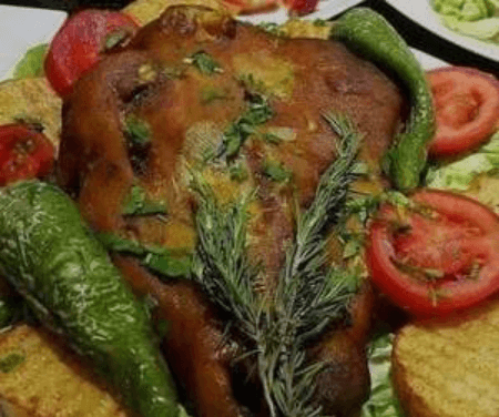 Plat 1/2 Tête d'Agneau