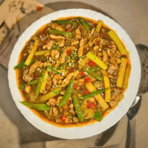 Lapins au Poivrons Mariné