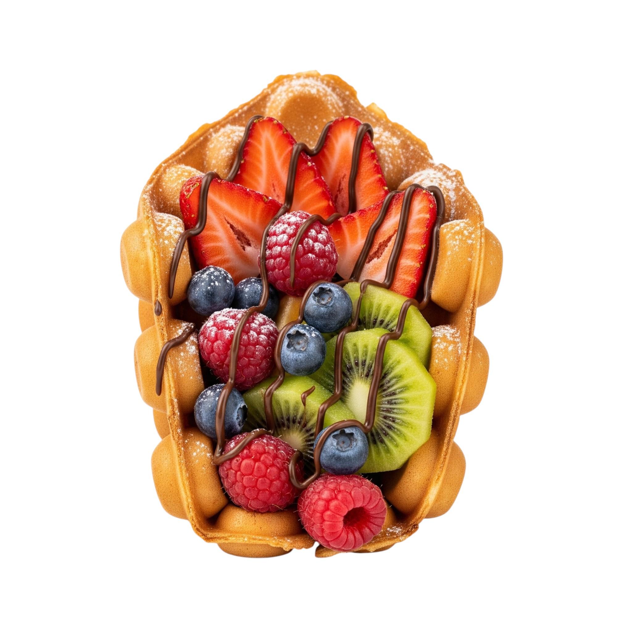 Bubble Waffle aux Fruits