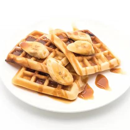 Gaufre Banane Caramel