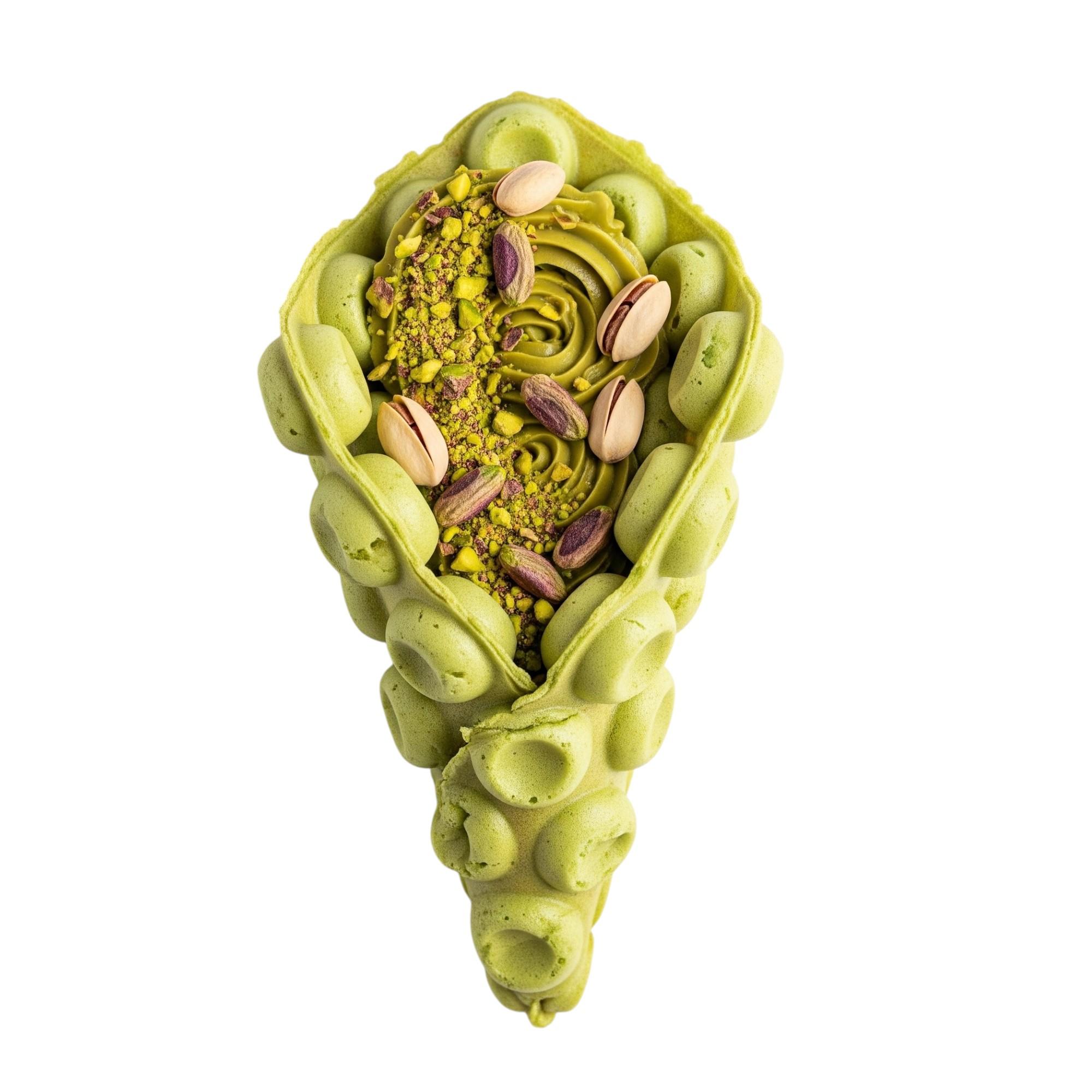 Bubble Waffle Pistachio