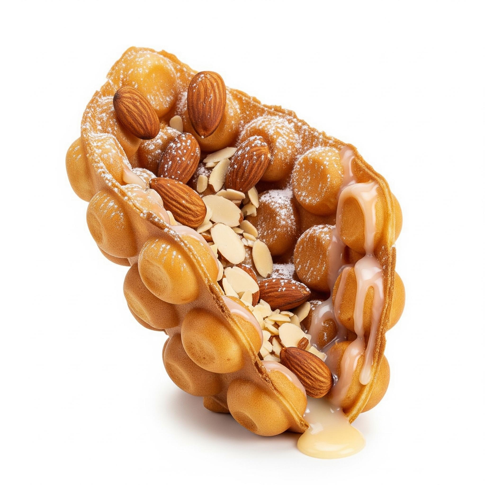 Bubble Waffle Amande