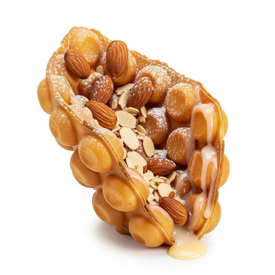 Bubble Waffle Amande