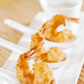 Croquette de chevrette pané