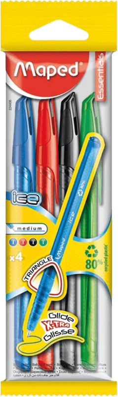 4 stylo a bille assor maped