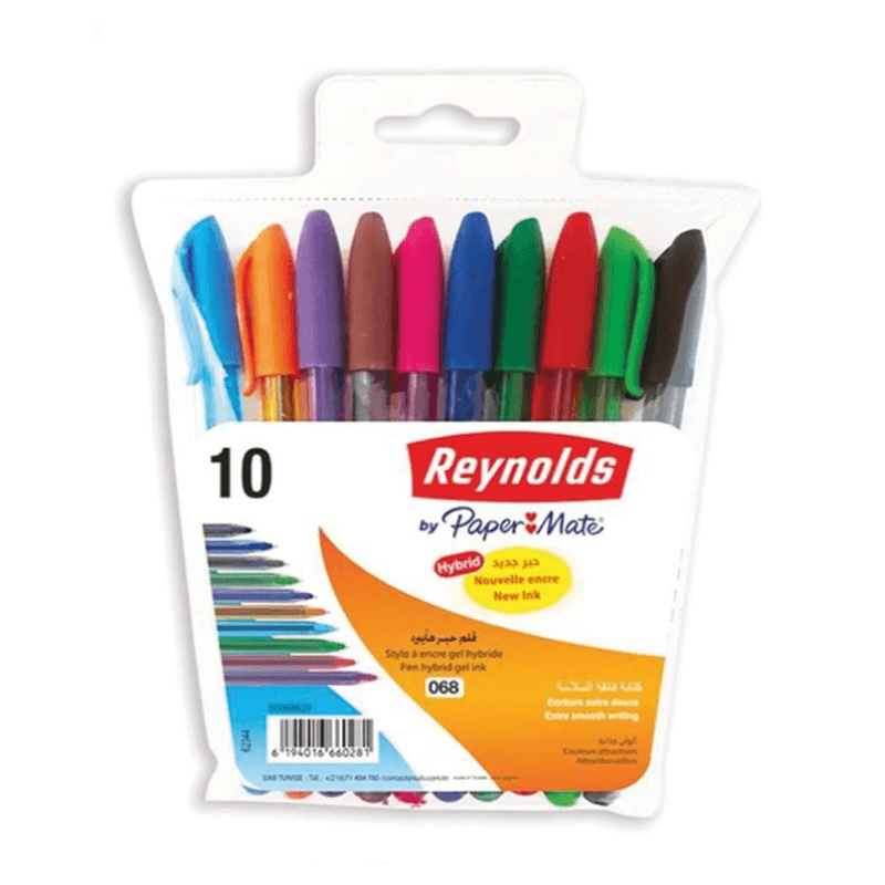 10 stylos gel 068 couleurs fif