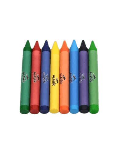 8 crayons de cire aladin