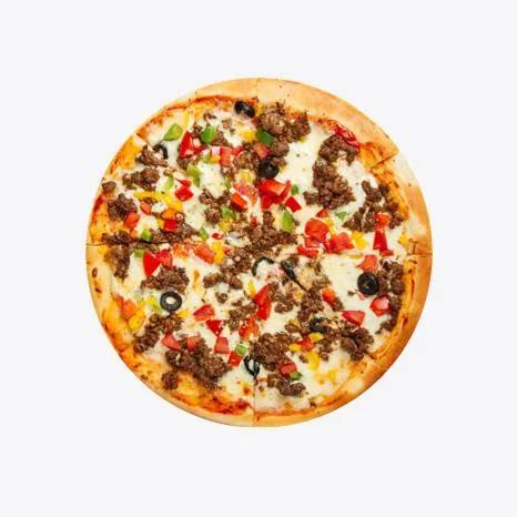 Pizza Viande Hachée Sauce Blanche Duo