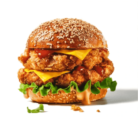 Double Burger Poulet