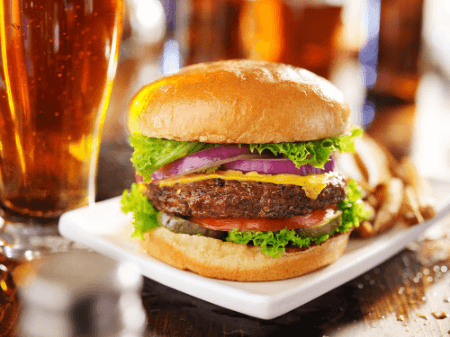 Burger Calamar Viande Hachée