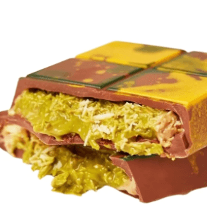 Tablette chocolat kunafa pistache - chocolat Dubaï