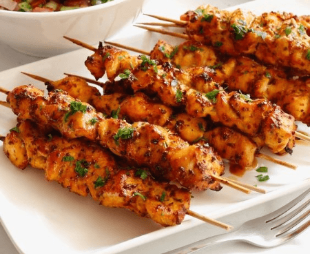 Menu Brochettes (2piéces) + 1 Accompagnement