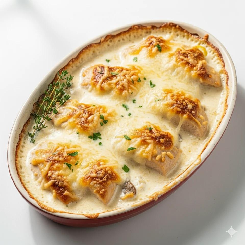 Plat Poulet à la crème