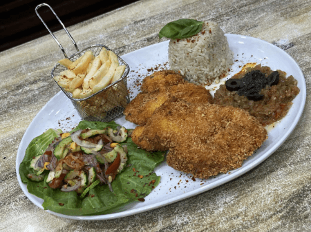 Plat Poulet Panée