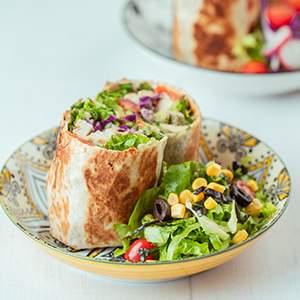 Wrap à la sauce bravas