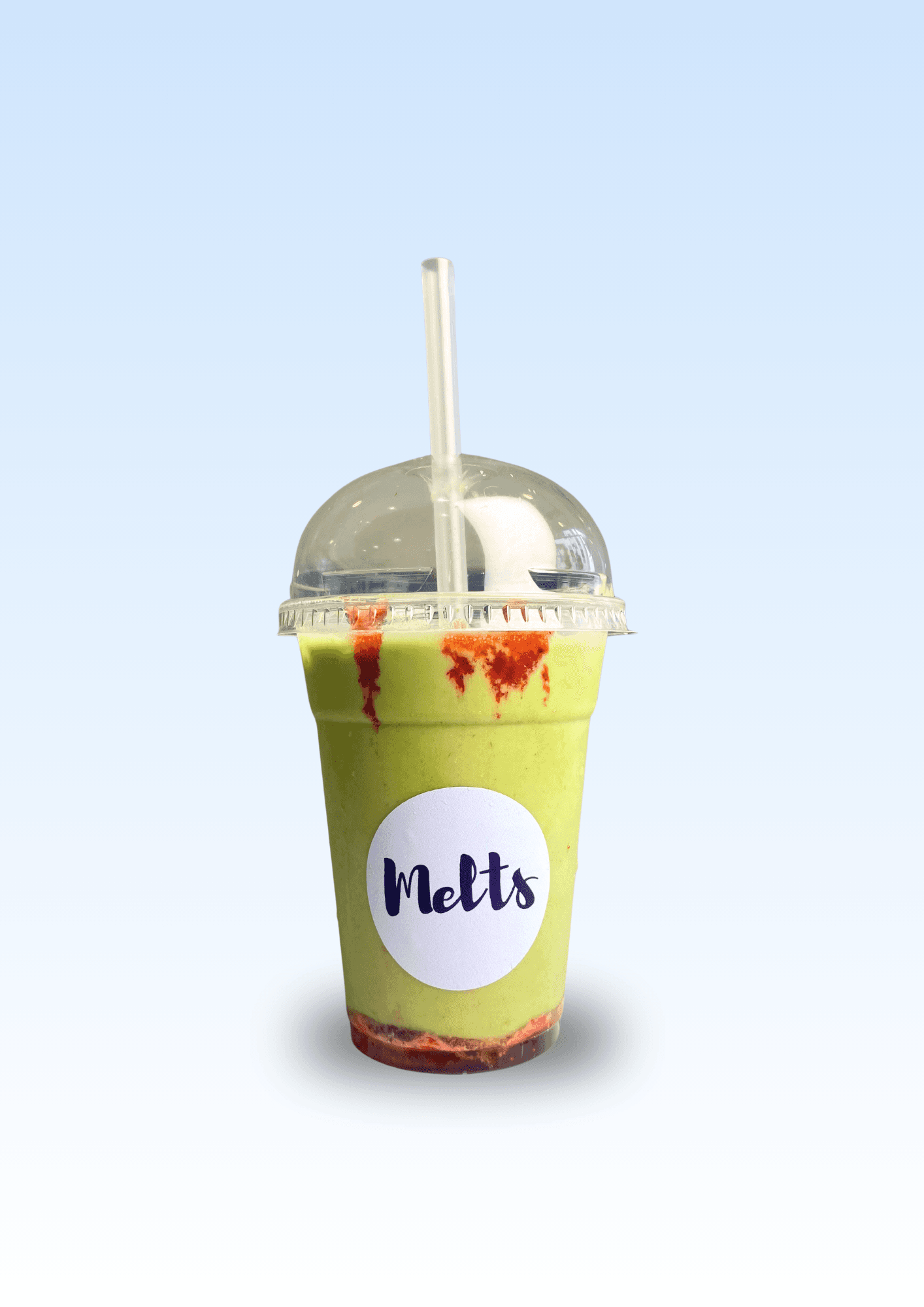 Strawberry Iced Matcha Latte