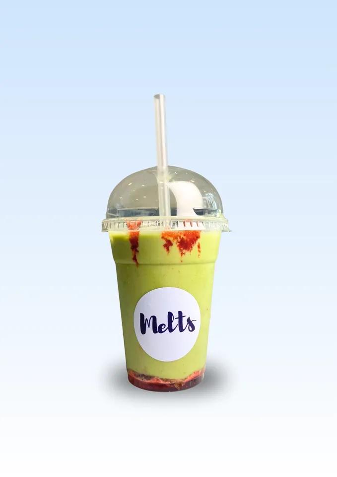 Strawberry Iced Matcha Latte