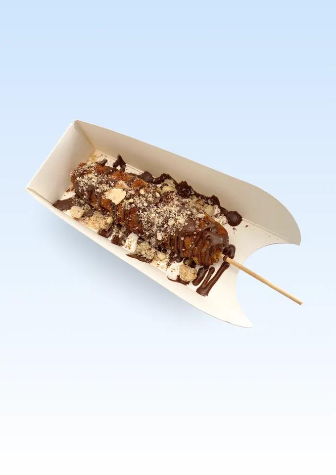 Gauffre chocolat et noix