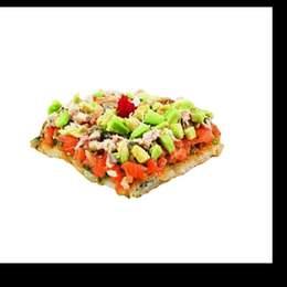 Pizza sushis saumon.8 pièces.