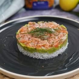 Tartare saumon.