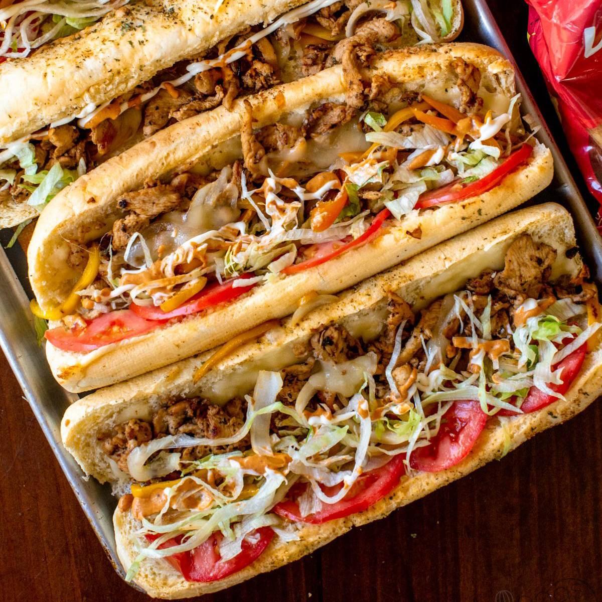 Philly Cheese chicken Sandwich