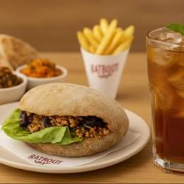 Batbout Viande et pruneaux