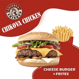 Cheese Burger avec Frites