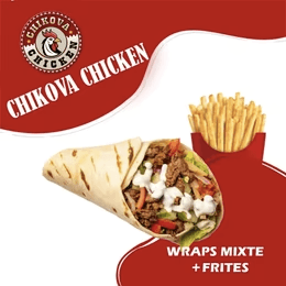 Wrap Mixte avec Frite