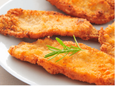 Escalopes de Poulet Pané