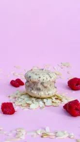 Macaron Rocher Amande Framboise