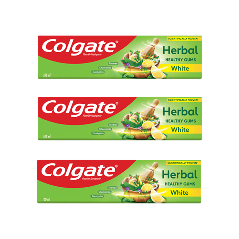 Colgate Herbal White Toothpaste 100ml Buy 2 Get 1 Free