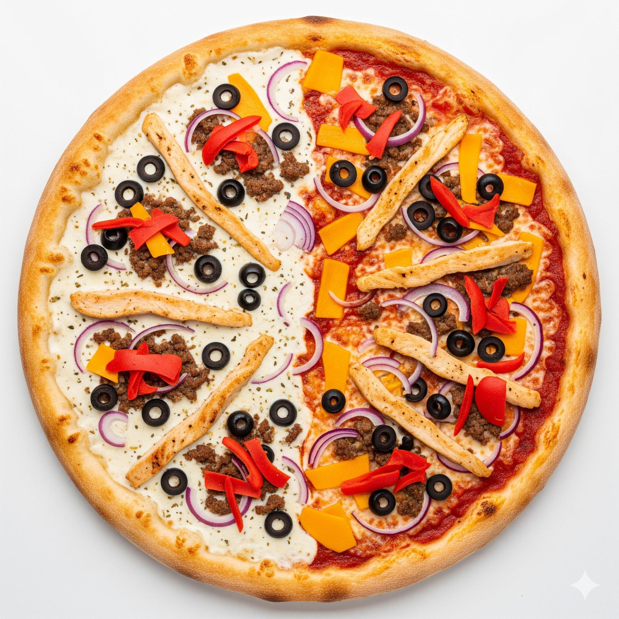 Pizza Bufalo chicken beef
