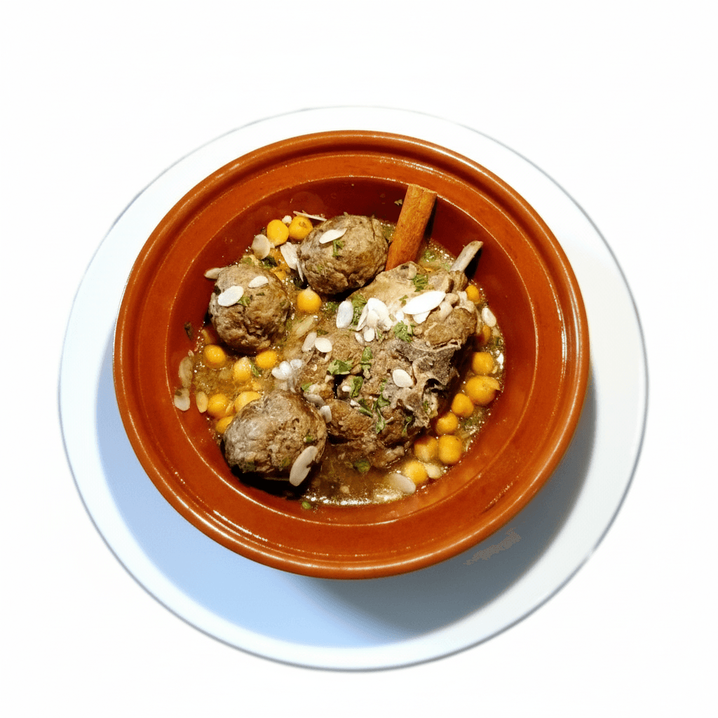 M'touem Algérois Boulettes avec Viande Blanche