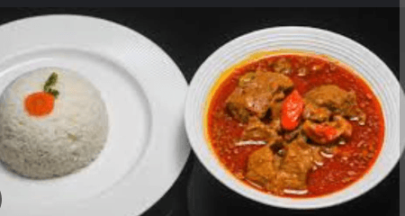 Riz Sauce Graine Poulet