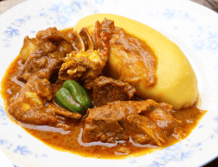 Foufou Sauce Graine Poulet